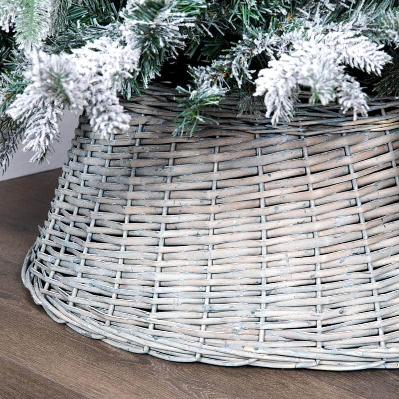 Christmas  -  Grey Willow Christmas Tree Basket - 70cm  -  50154276