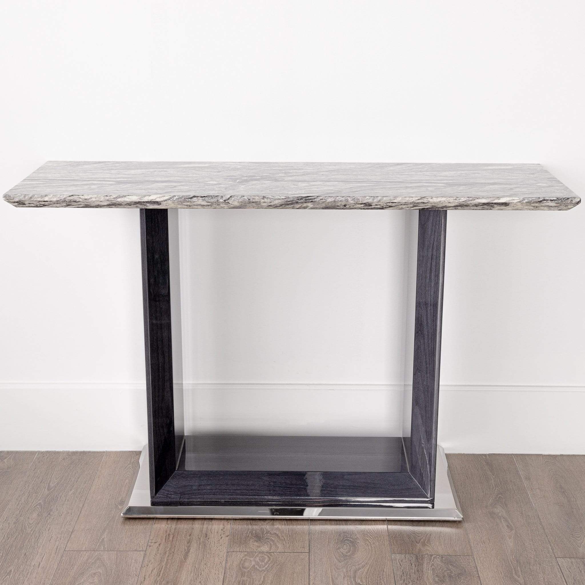 Helena Grey Marble Console Table Taskers Online Store, Liverpool