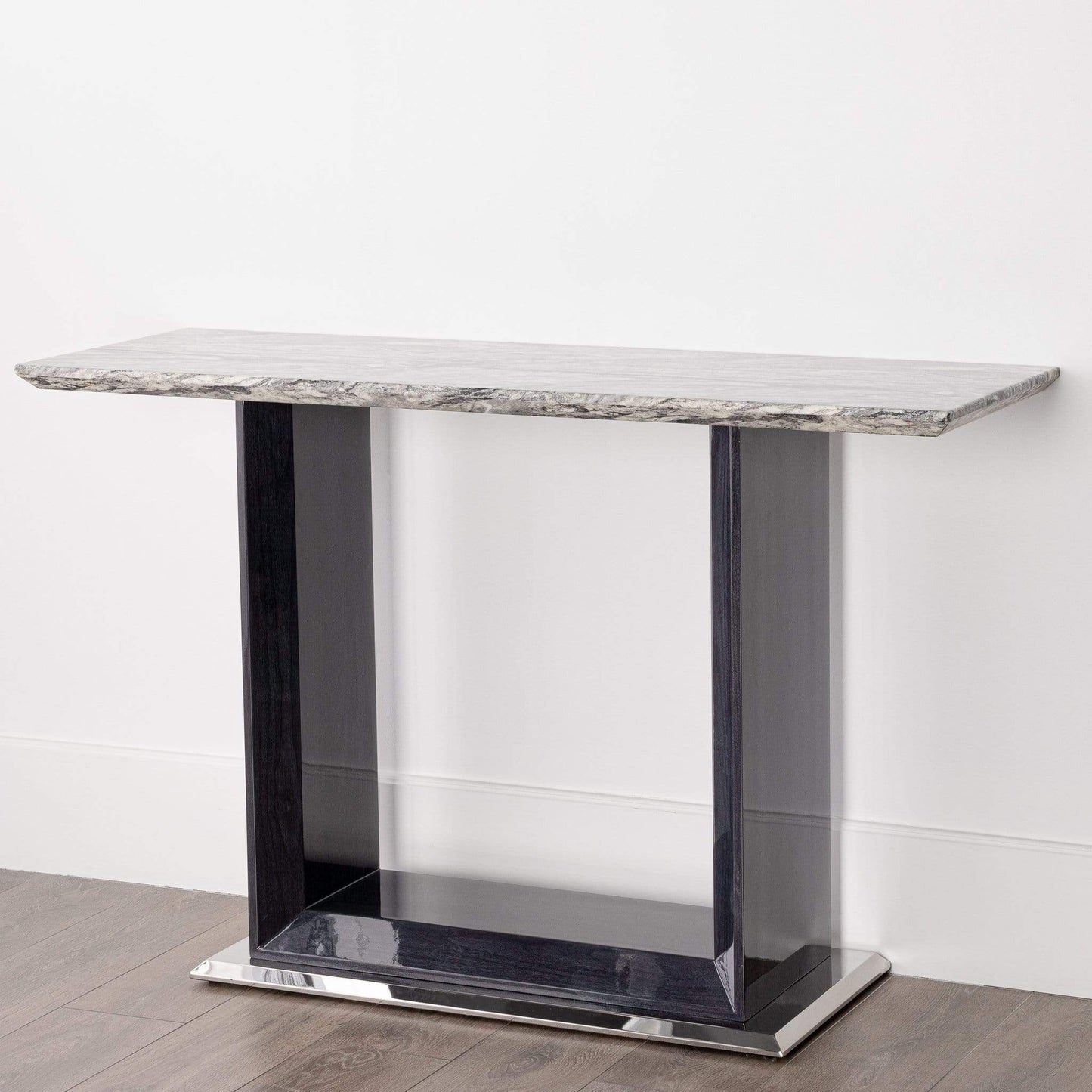 Furniture  -  Helena Grey Marble Console Table  -  50140764