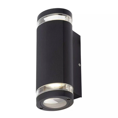 Lights  -  Helix Up/Down Black Outdoor Wall Light  -  60000016