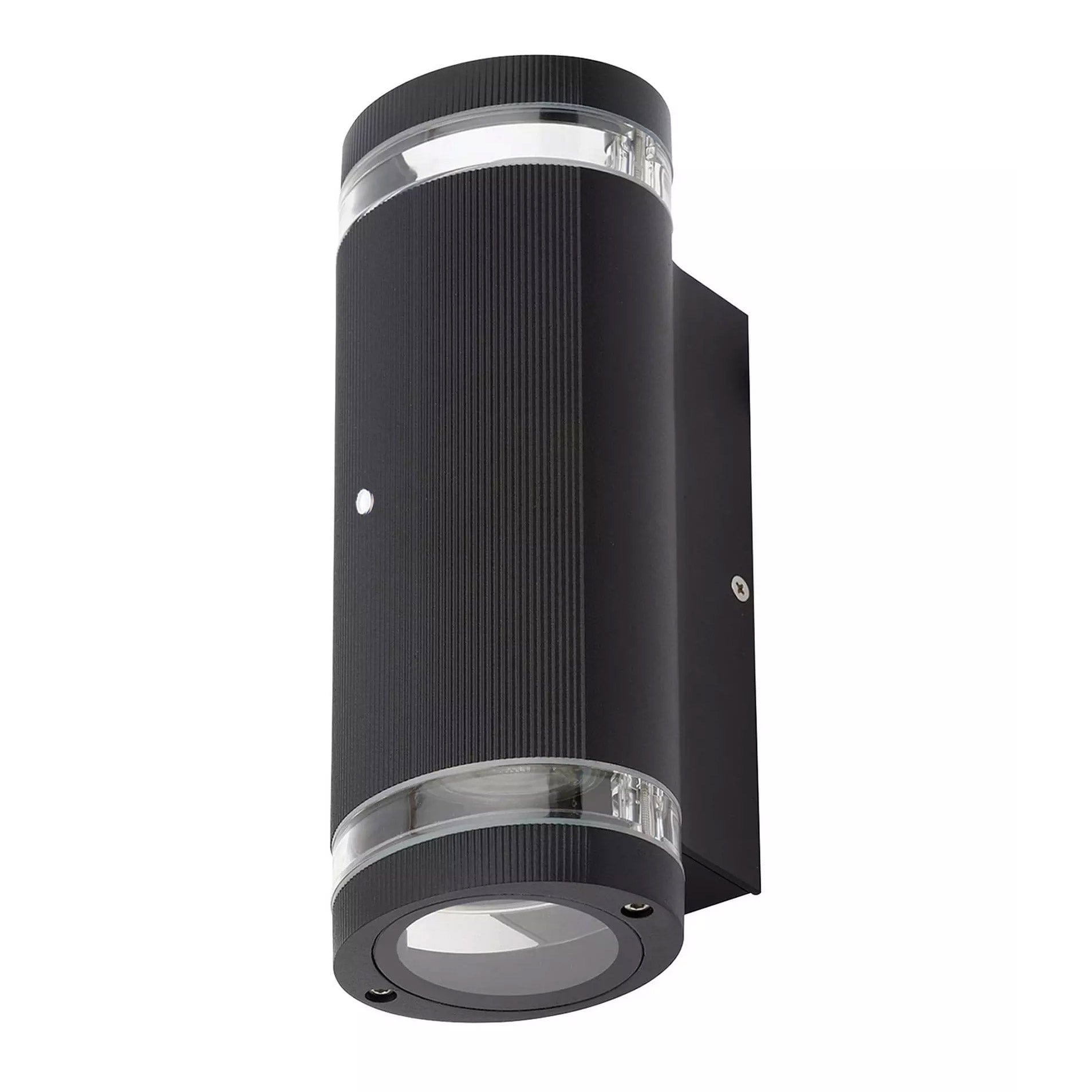 Lights  -  Helix Up/Down Black Outdoor Photocell Sensor Wall Light  -  60000018