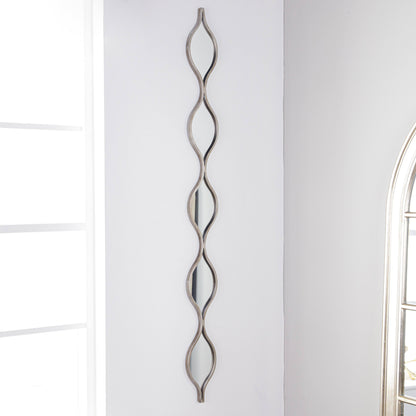 Mirrors  -  Hill Decorative Hanging Mirror Silver - 18386  -  60003026