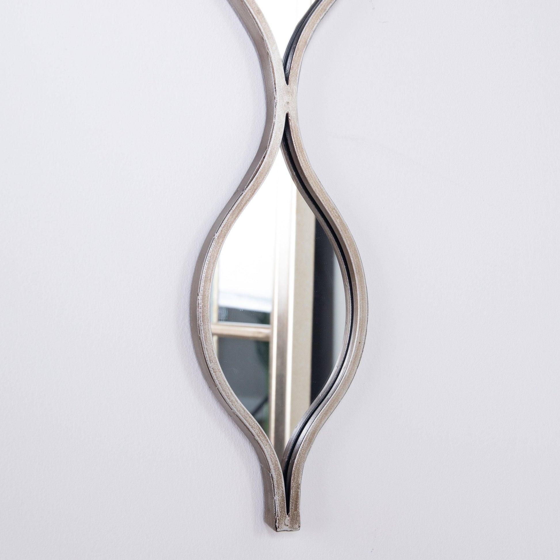 Mirrors  -  Hill Decorative Hanging Mirror Silver - 18386  -  60003026
