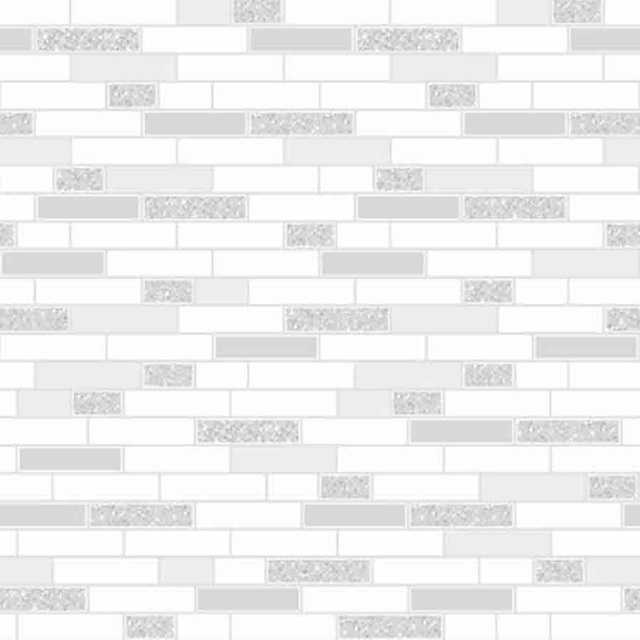 Wallpaper  -  Holden Oblong Granite Grey Glitter Tile Wallpaper - 89193  -  50147638