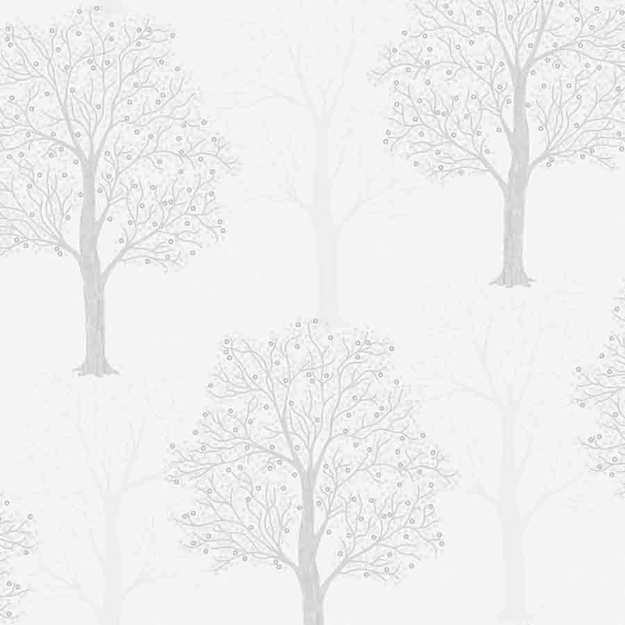 Wallpaper  -  Holden Ornella Grey Tree Glitter Wallpaper - 35253  -  50127265