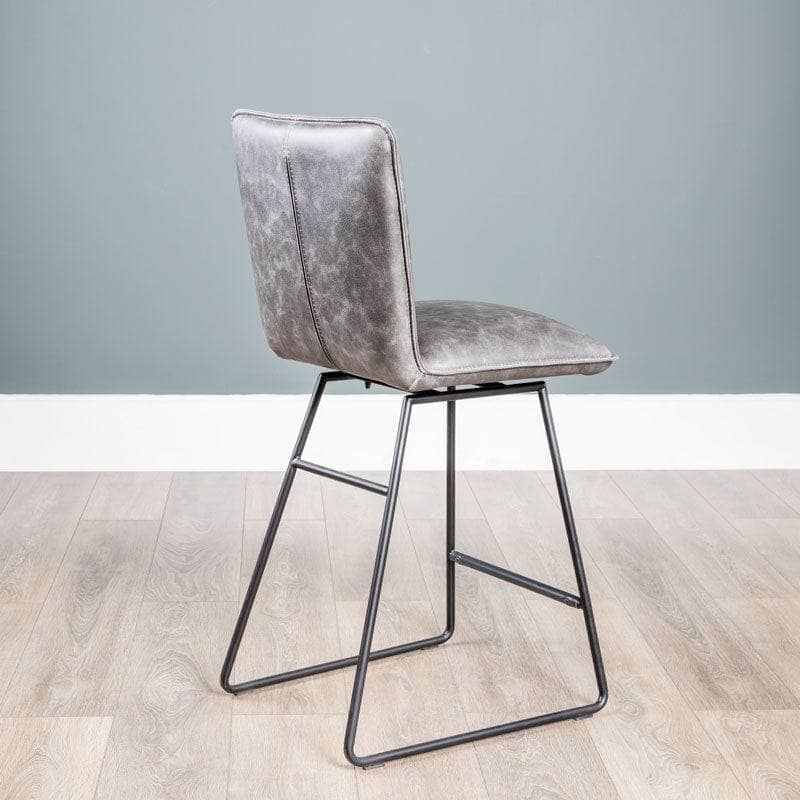 Furniture  -  Hooper Grey Barstool  -  50154031