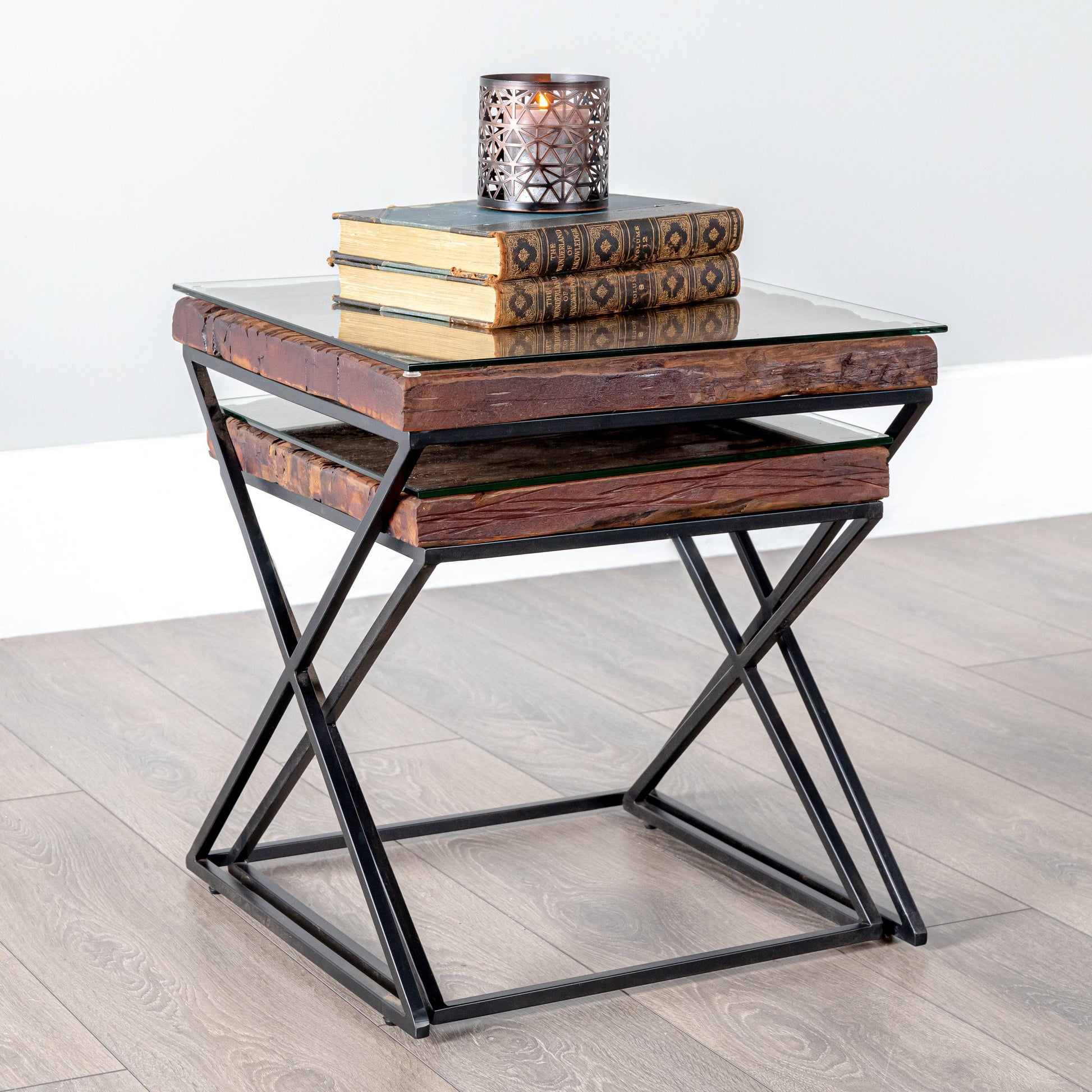 Furniture  -  Bella Wood Nest Of Tables  -  60004573