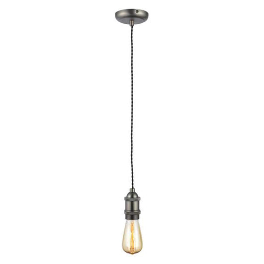 Lights  -  Inlight Vintage Pewter Pendant Ceiling Light  -  50150532