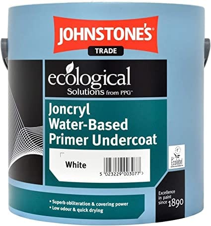 Paint  -  Johnstones Joncryl Primer Undercoat White 2.5L  -  00480901