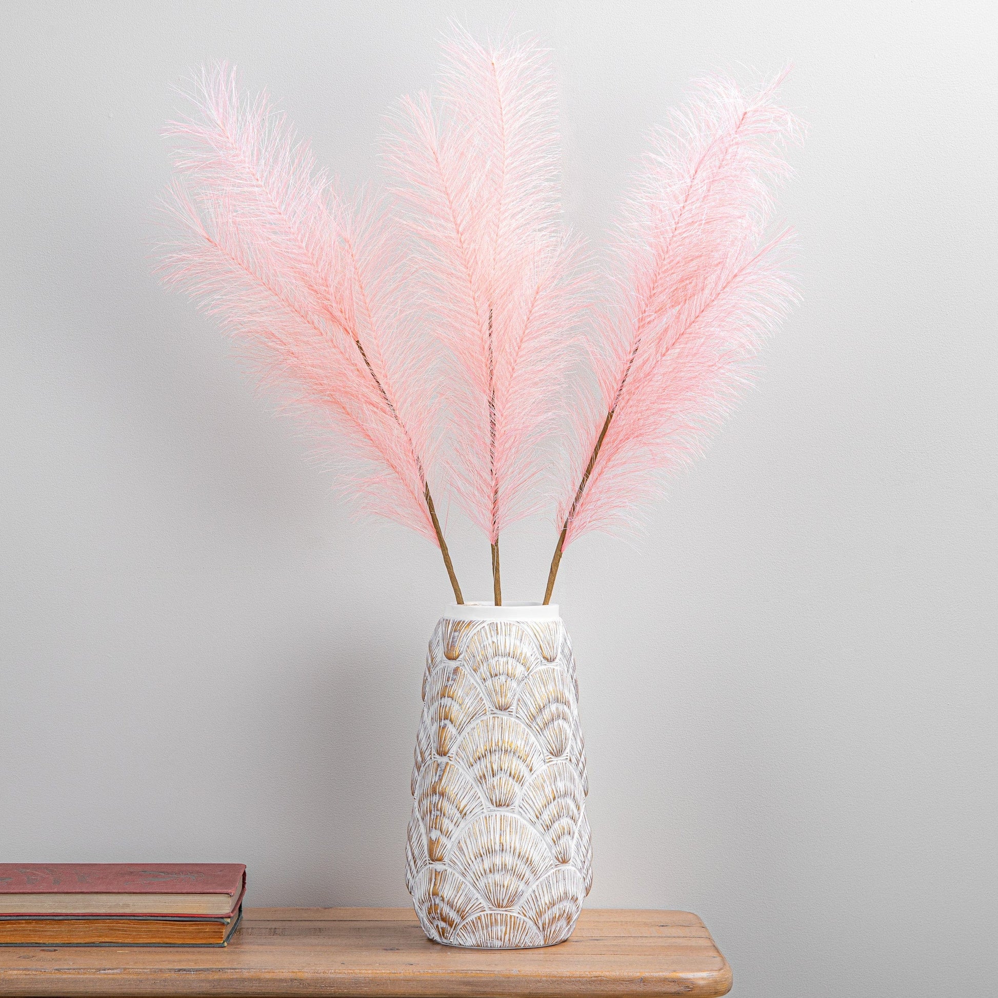 Christmas  -  Light Pink Pampas Grass Stem - 80cm  -  60002643