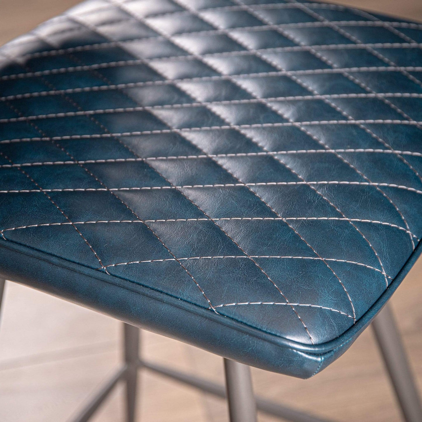 Furniture  -  Lauren Blue Barstool  -  50154029