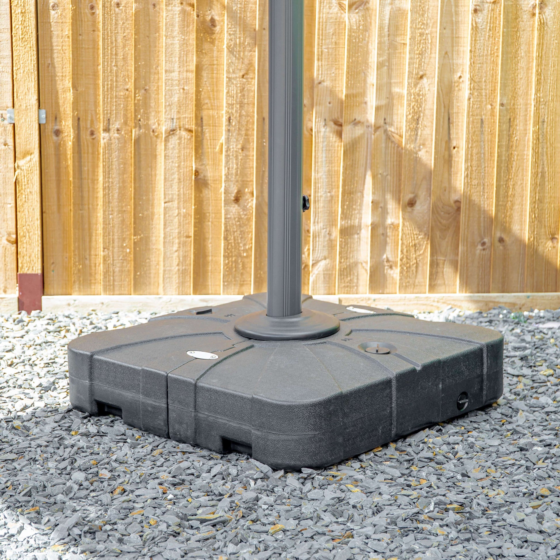 Gardening  -  Rome Deluxe Led Lights Parasol - 3 Metre  -  50154934