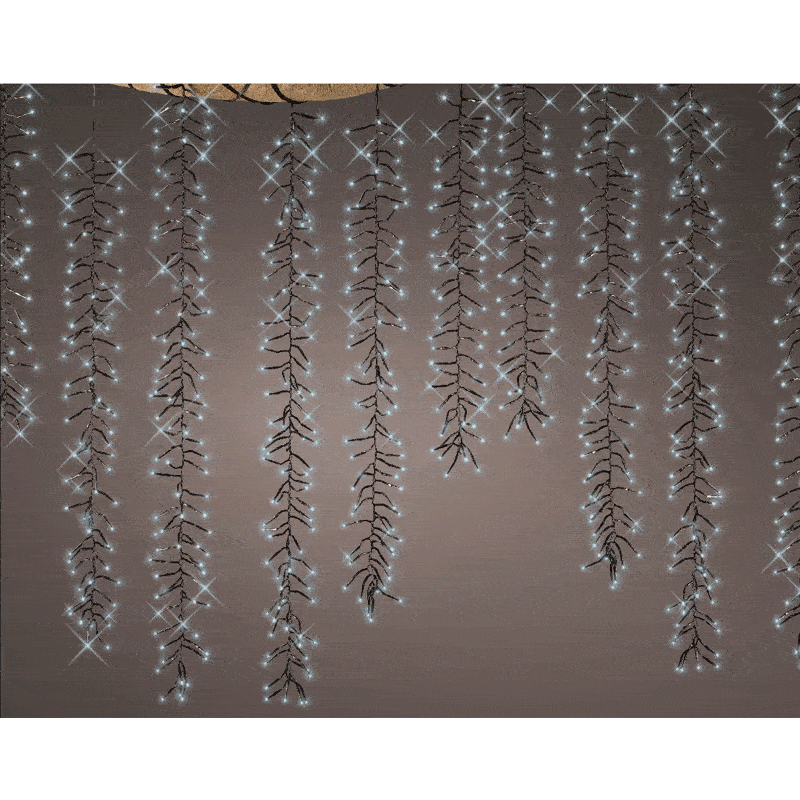 LED Tree Cascade Cluster Cool White - 18x Drop Cascades | Taskers ...