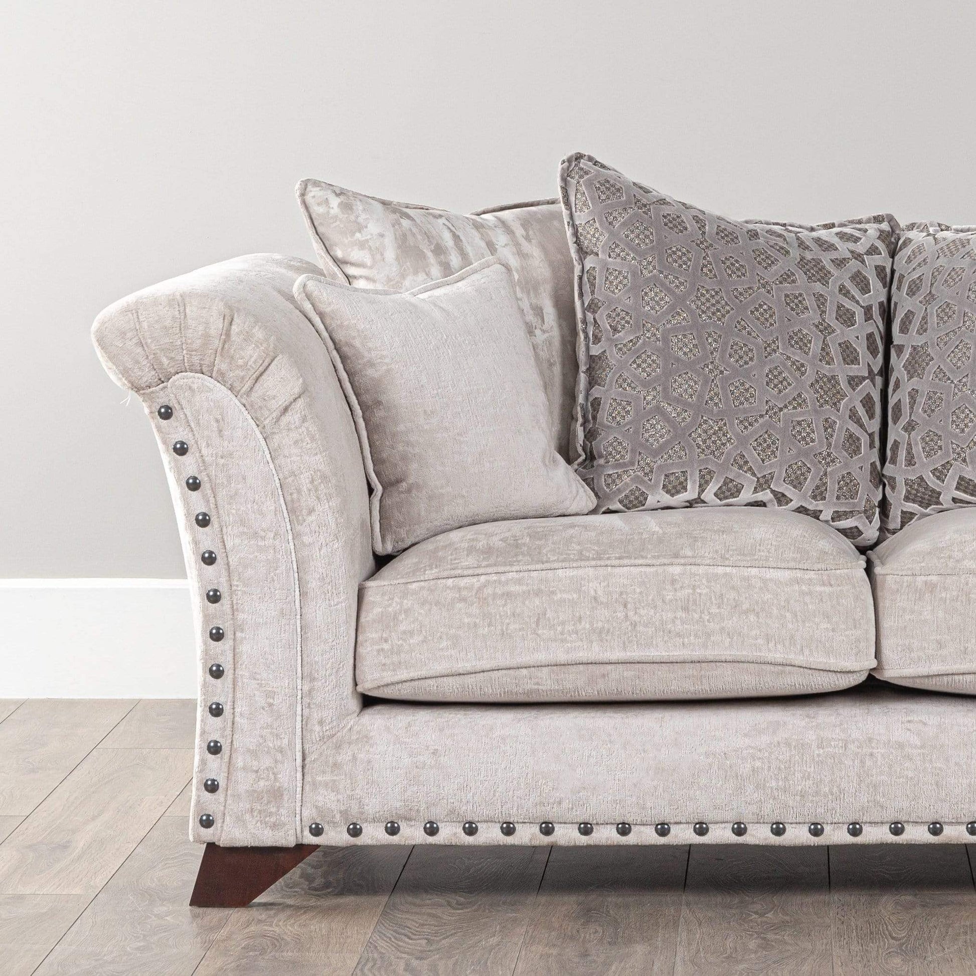 Furniture  -  Lille 2 Seater Silver Sofa  -  50147984