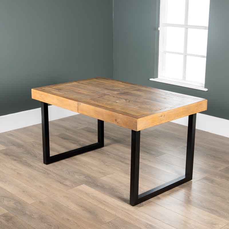 Furniture  -  Lincoln Extending Table with 6 Vancouver Emerald Chairs  -  60005960