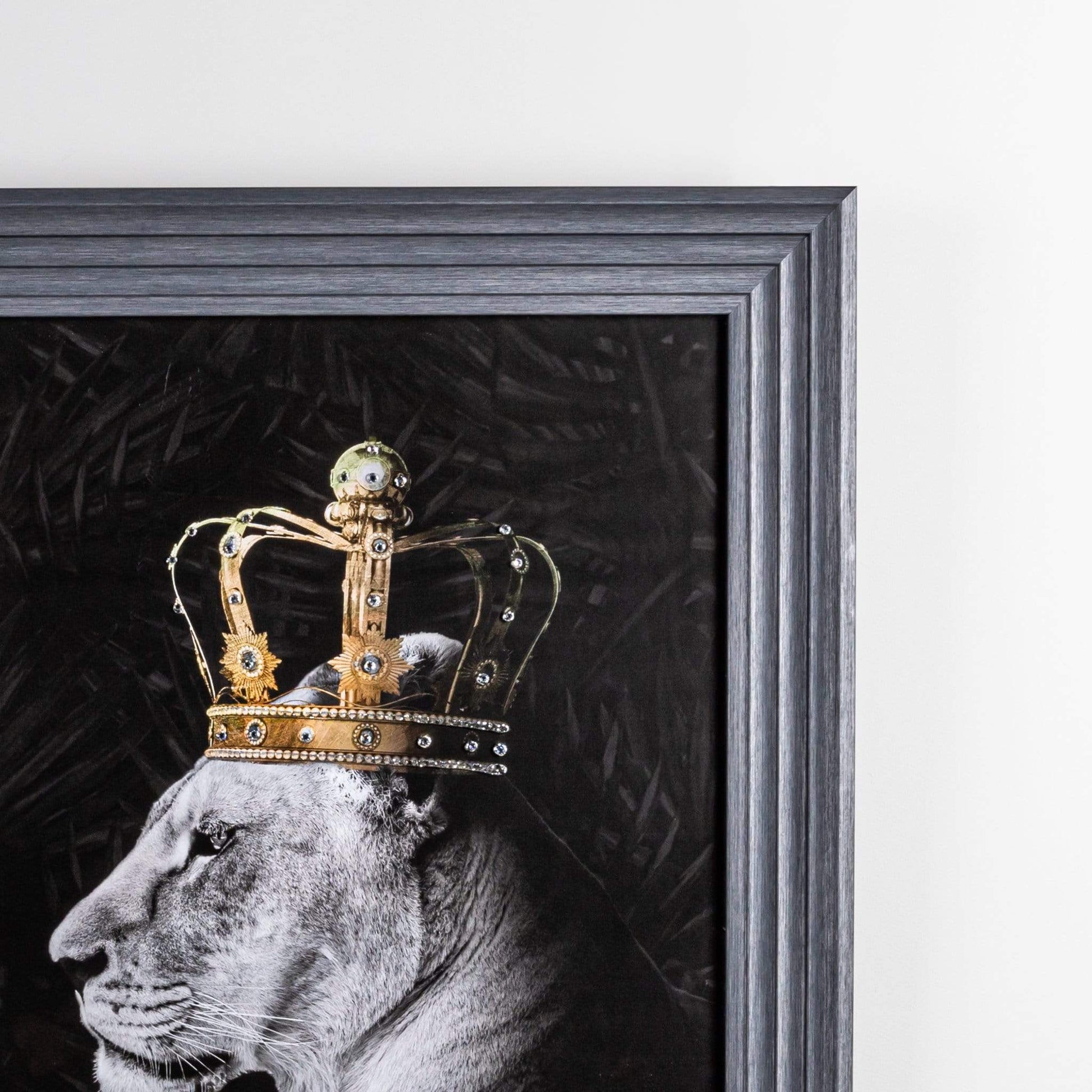 Pictures  -  Lion And Lioness Picture And Frame  -  50152112