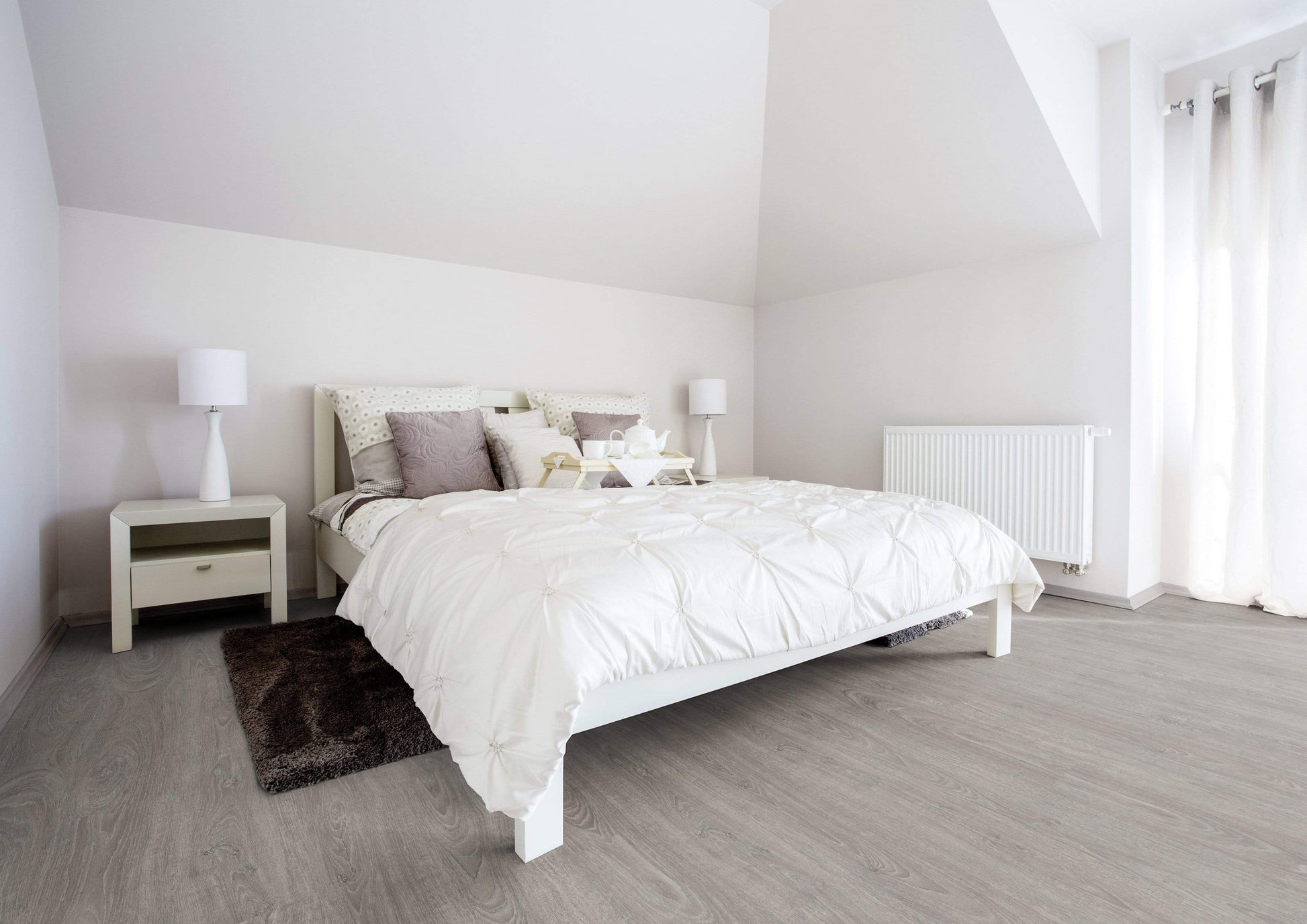 Flooring & Carpet  -  Luvanto Click Wash Grey Oak Flooring 2.2M  -  50155754