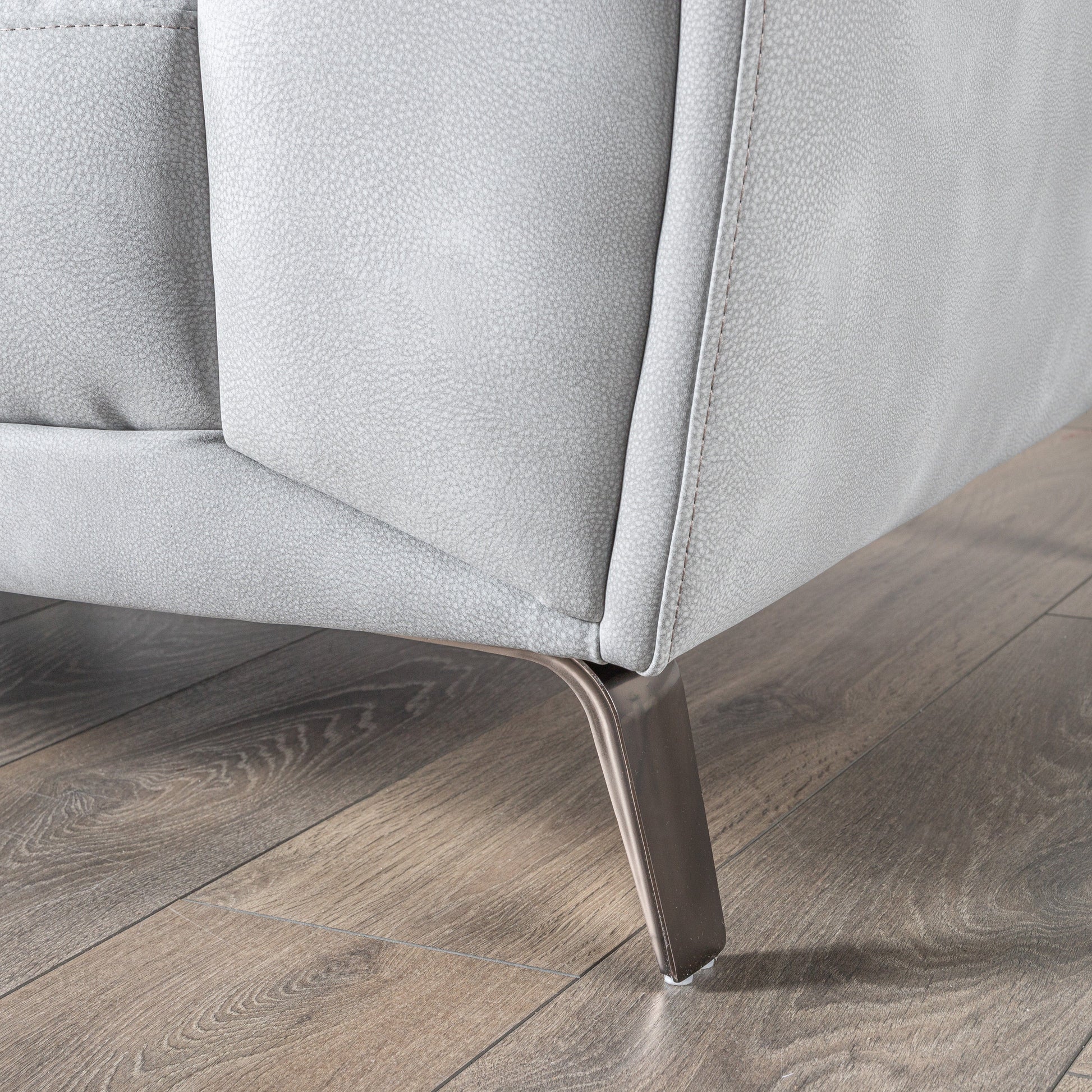 Furniture  -  Lyon Silver 3 Seater Sofa  -  60001374