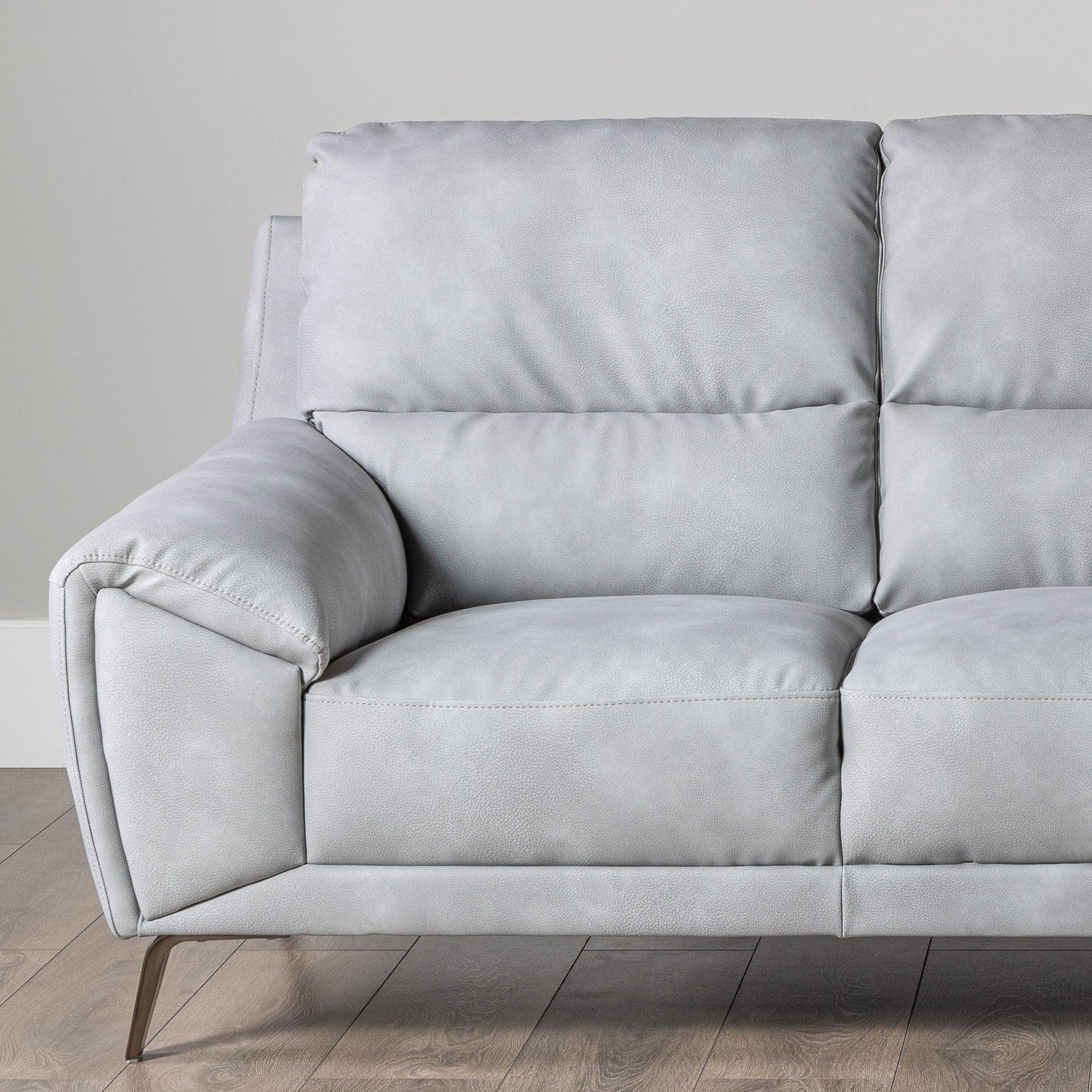 Furniture  -  Lyon Silver 3 Seater Sofa  -  60001374
