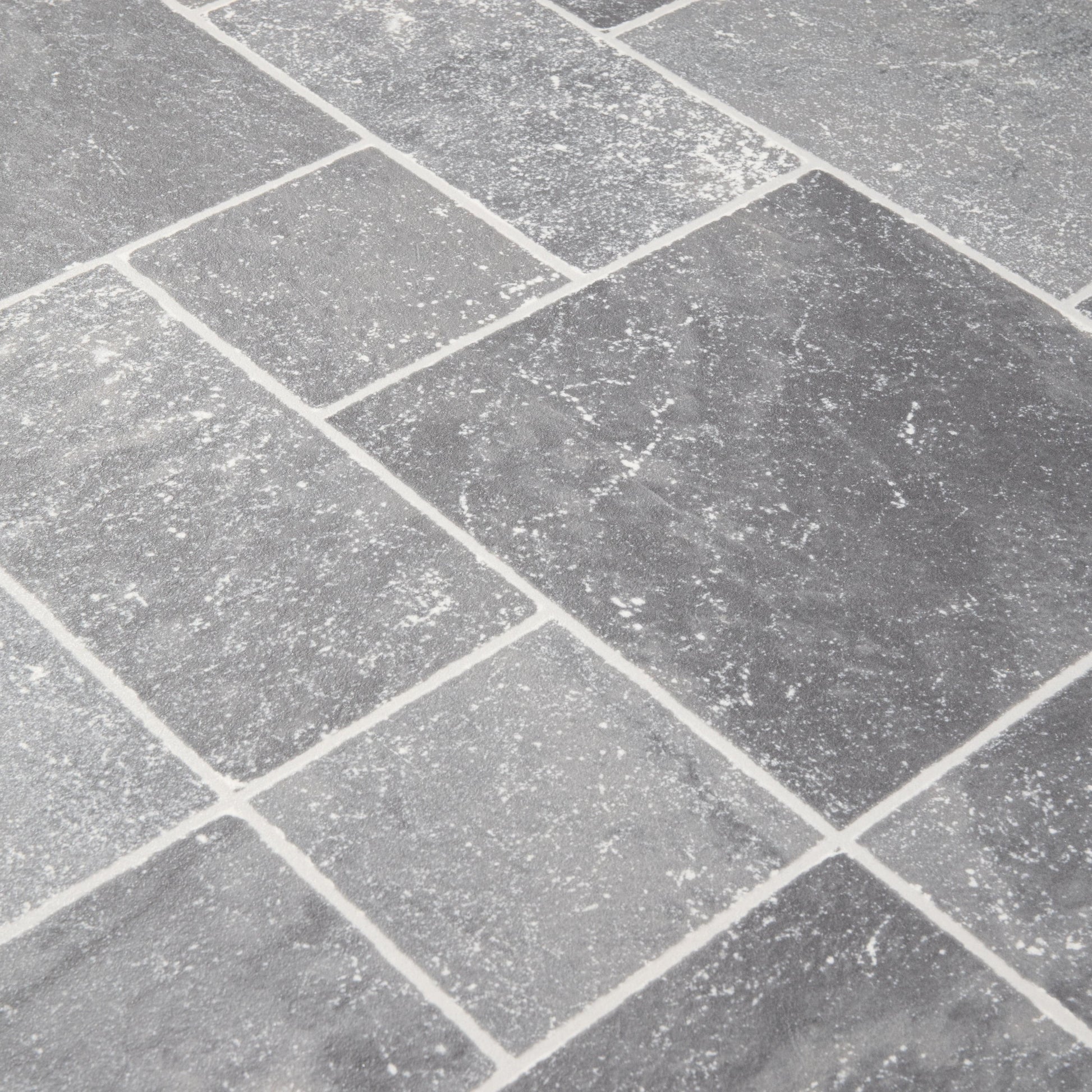 Flooring & Carpet  -  Mammoth Tile Grey Sheet Vinyl 3m  -  50152312