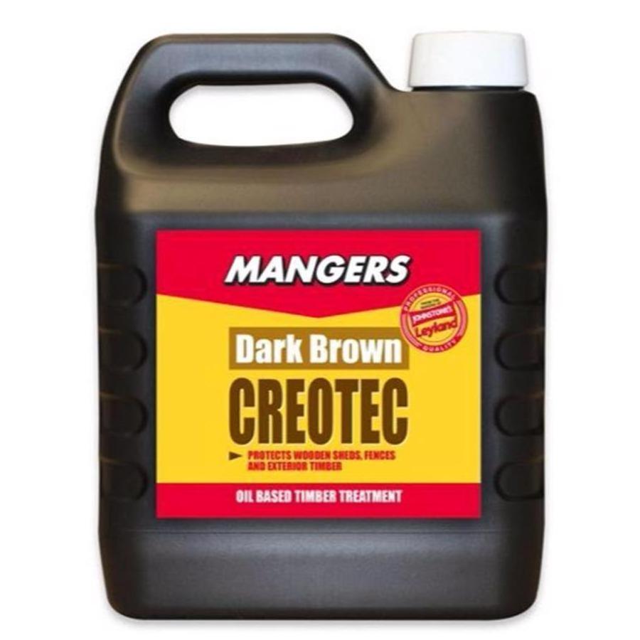 Paint  -  Mangers 4 Litre Dark Brown Creotec  -  50054804