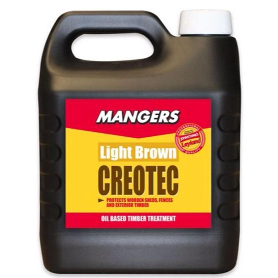 Paint  -  Mangers 4 Litre Light Brown Creotec  -  50054803