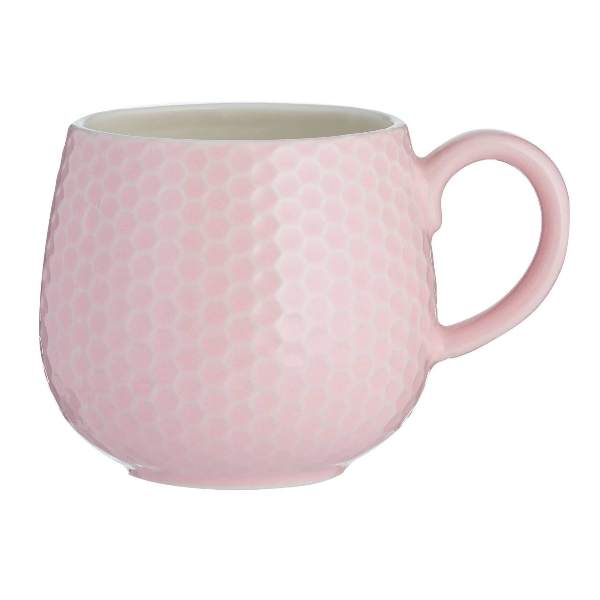 Kitchenware  -  Mason Cash Embossed Honeycomb Pink Mug  -  50154091