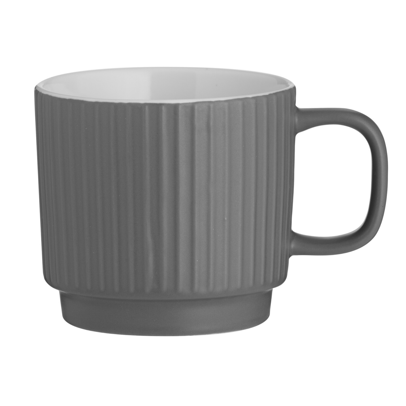 Kitchenware  -  Mason Cash Embossed Line Grey Mug  -  50154088
