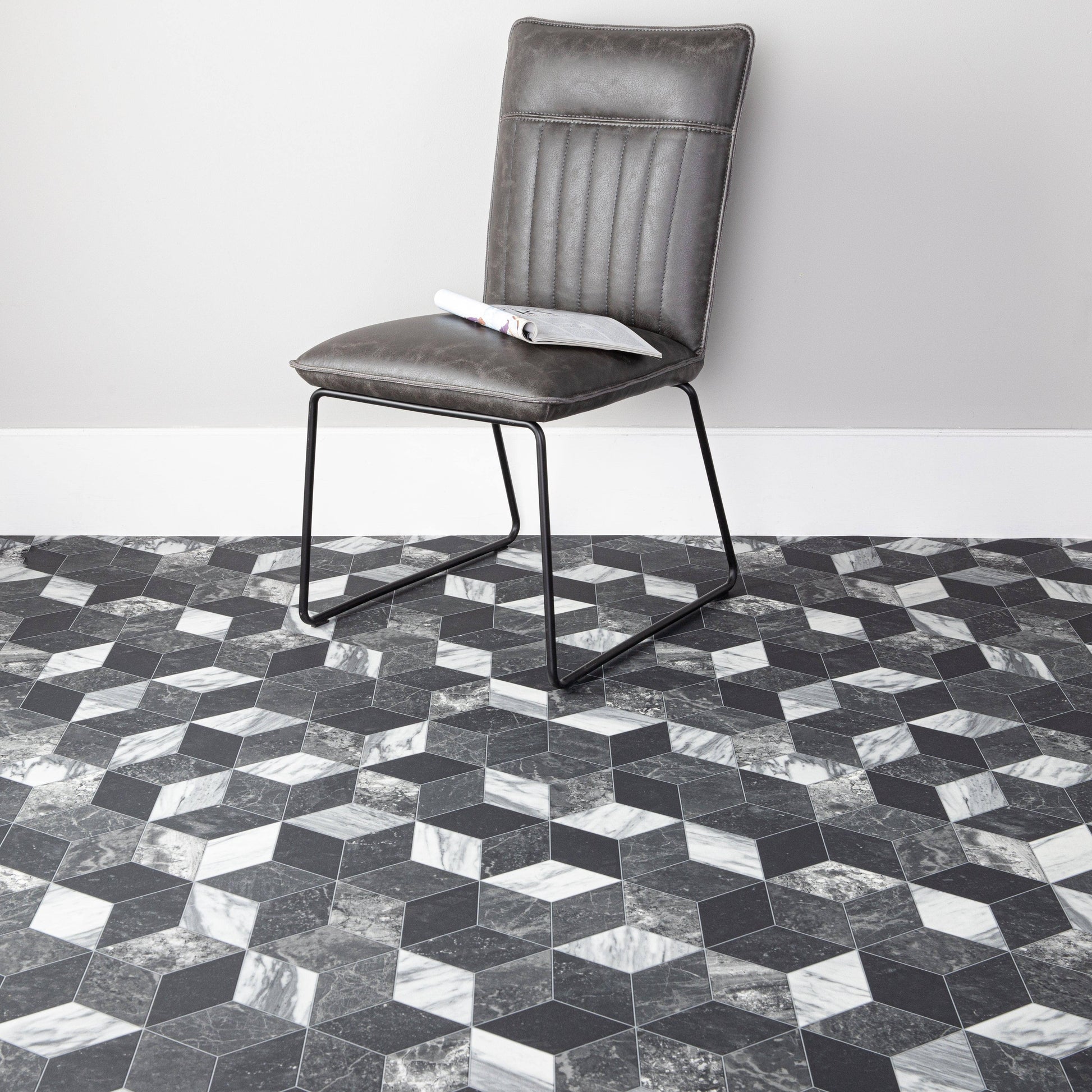 Flooring & Carpet  -  Mercado Picasso Tile Sheet Vinyl 2m  -  50152329