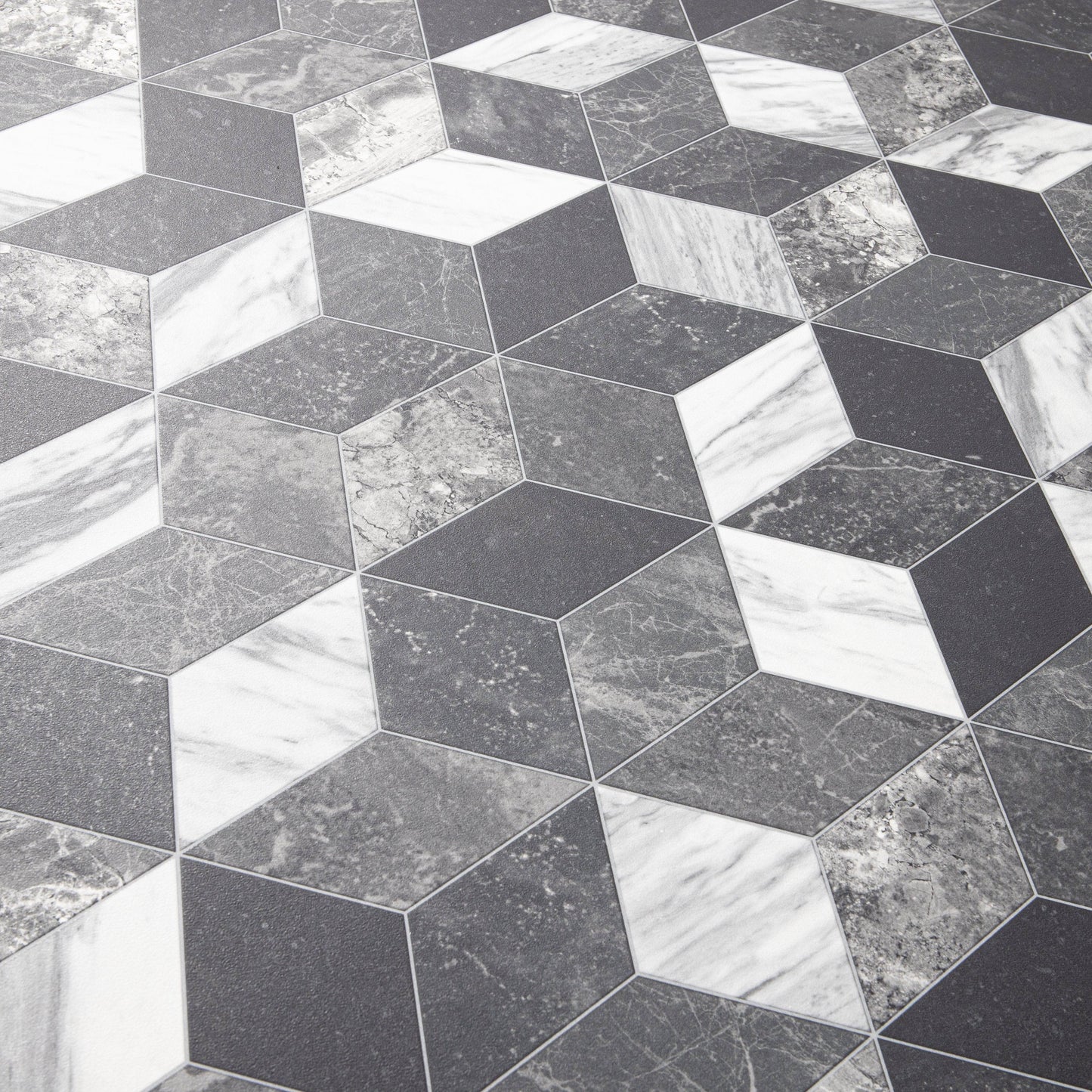 Flooring & Carpet  -  Mercado Picasso Tile Sheet Vinyl 2m  -  50152329