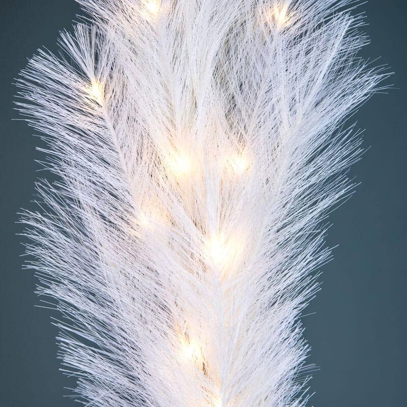Gardening  -  Beige Micro LED Plume Stem Decoration - 120cm  -  60002615