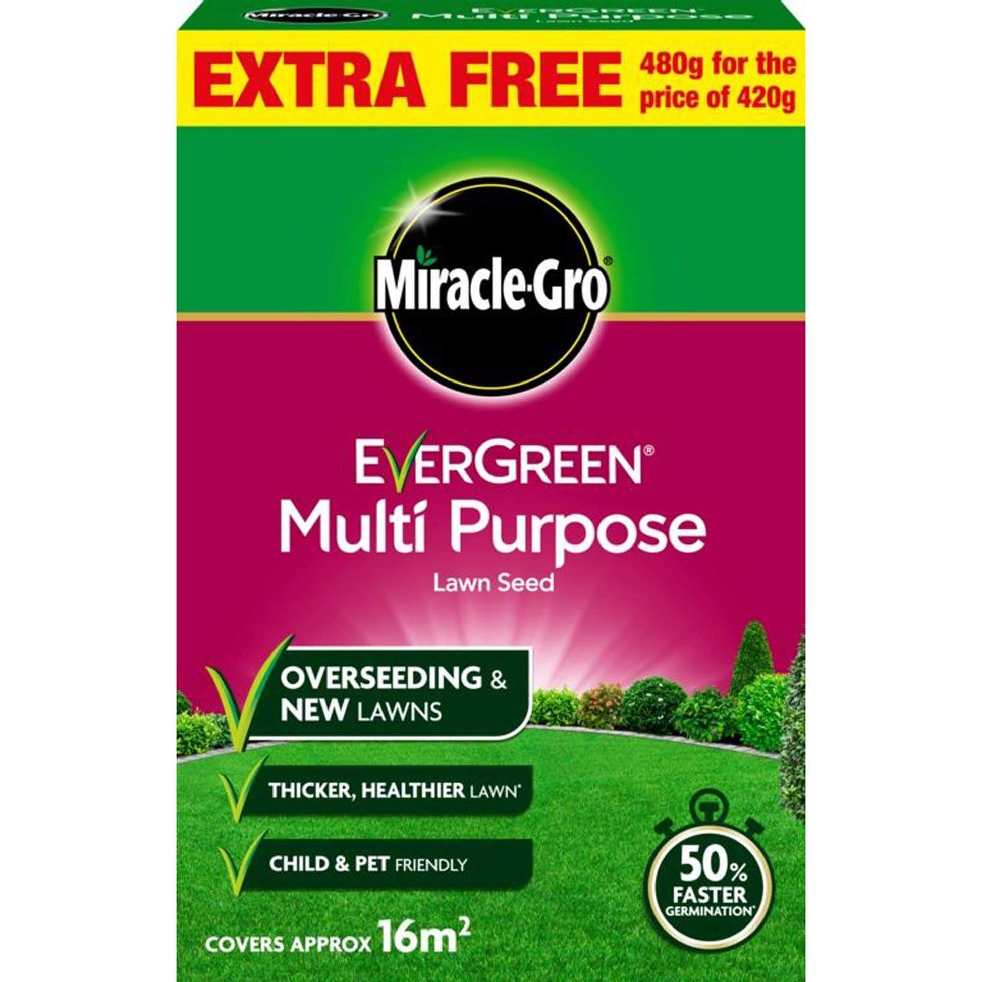 Gardening  -  Miracle-Gro Multi Purpose Grass Seed 16M²  -  50146391