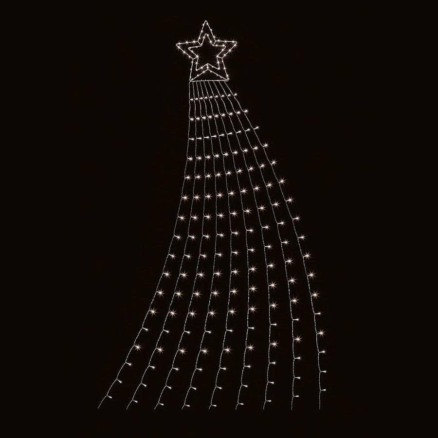 Christmas  -  Multi Action 3 Metre White Shooting Star LED Christmas Lights  -  60004065