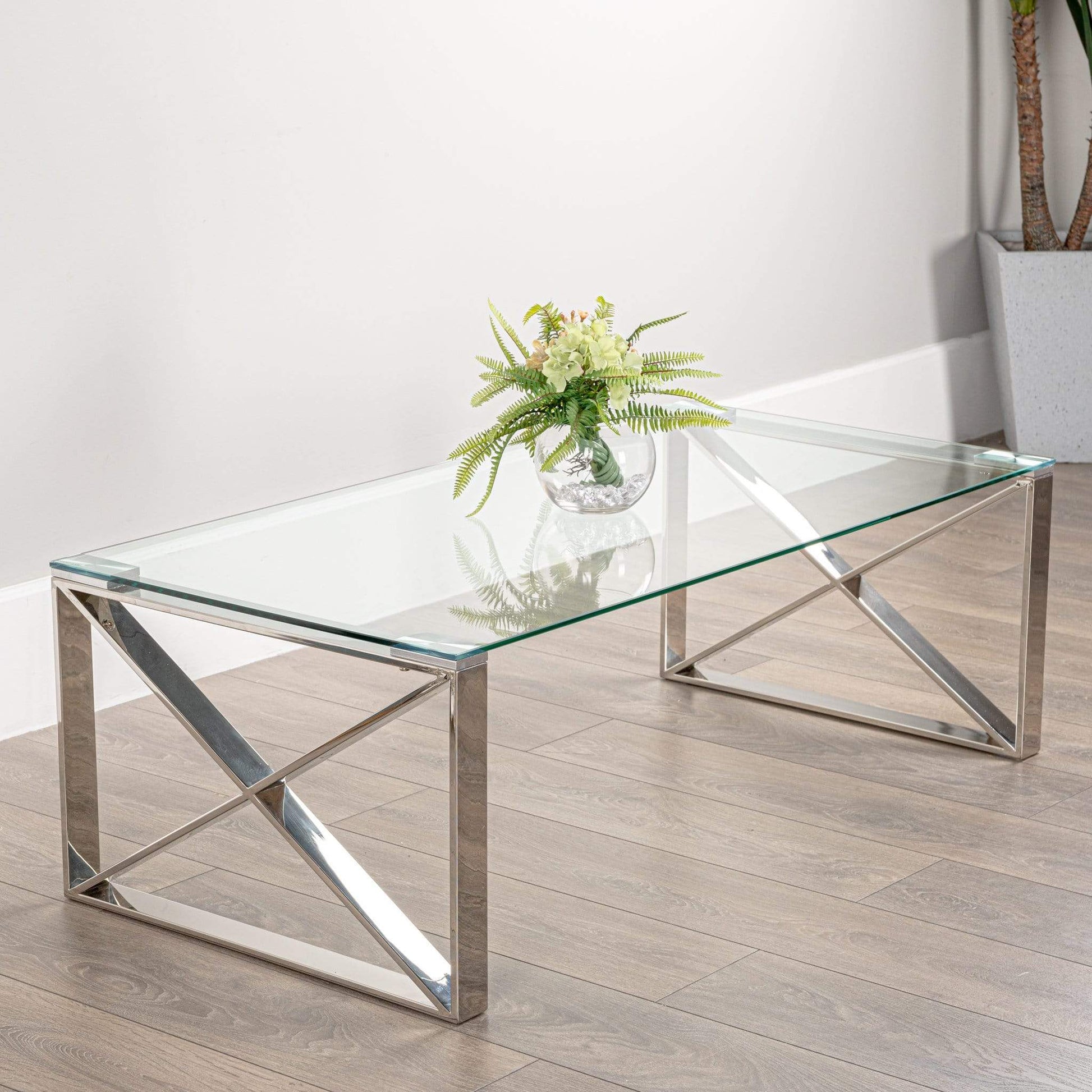 Furniture  -  New York Stainless Steel Coffee Table  -  50152285