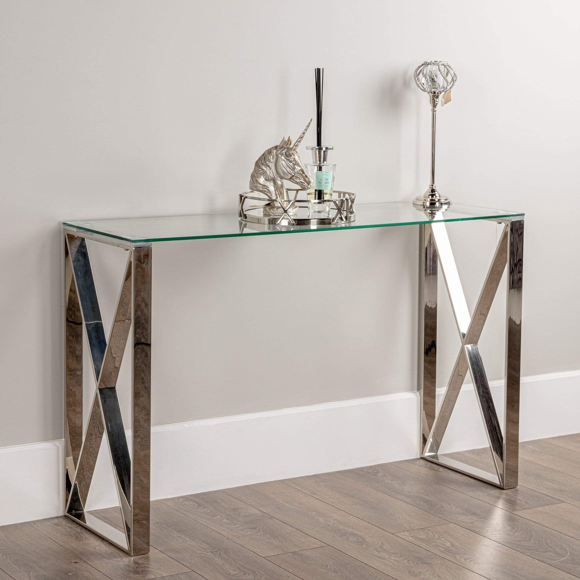 Furniture  -  New York Stainless Steel Console Table  -  50152284