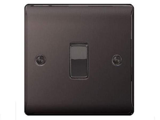 DIY  -  Nexus Metal Black Nickel Single Switch  -  50110554