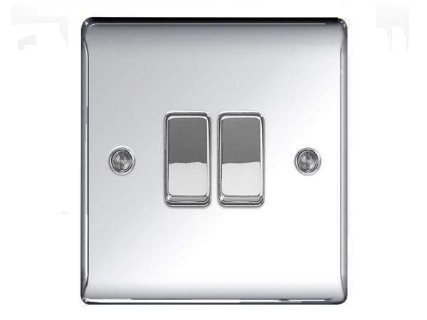 DIY  -  Nexus Metal Chrome Double Switch  -  50110595