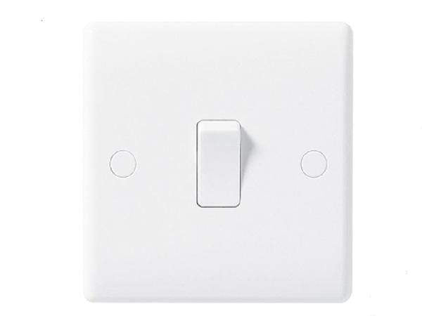 DIY  -  Nexus White Moulded Single Switch  -  50110708