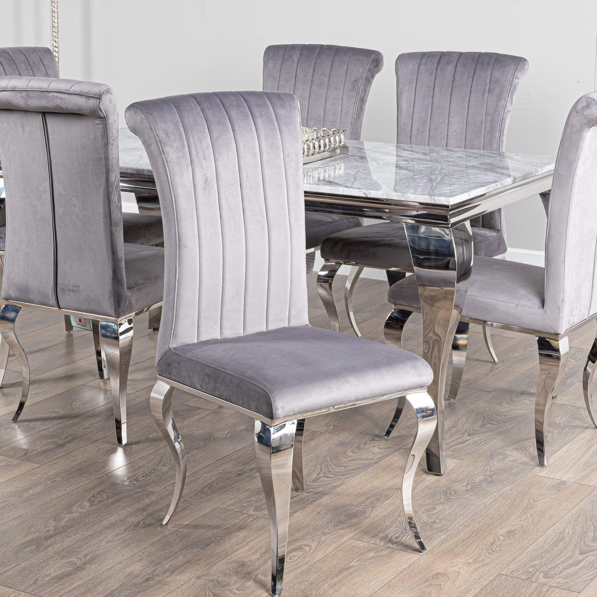 Furniture  -  Nicole Velvet Dining Chair  -  50146359