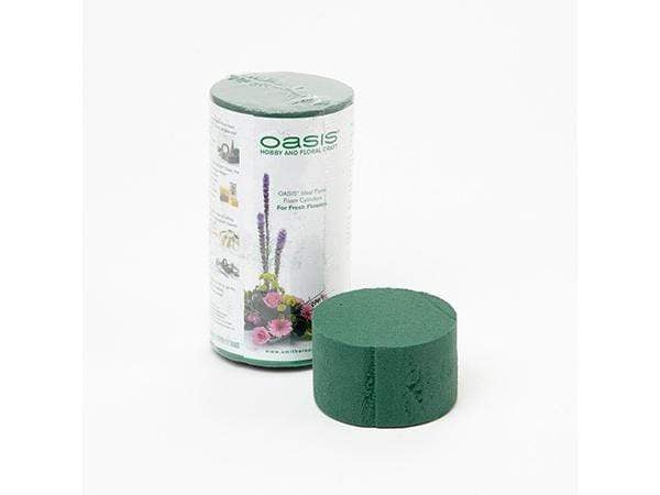 Gardening  -  Oasis 8X5Cm Ideal Floral Foam Maxlife Cylinder Green  -  50056007
