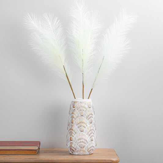 Gardening  -  Off White Pampas Grass Stem - 80cm  -  60002639