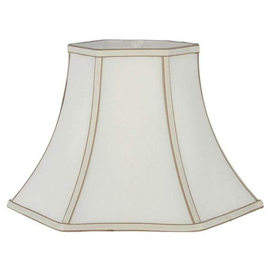 Lights  -  Pacific Cream Polysilk Bowed Shade 30Cm  -  50128389