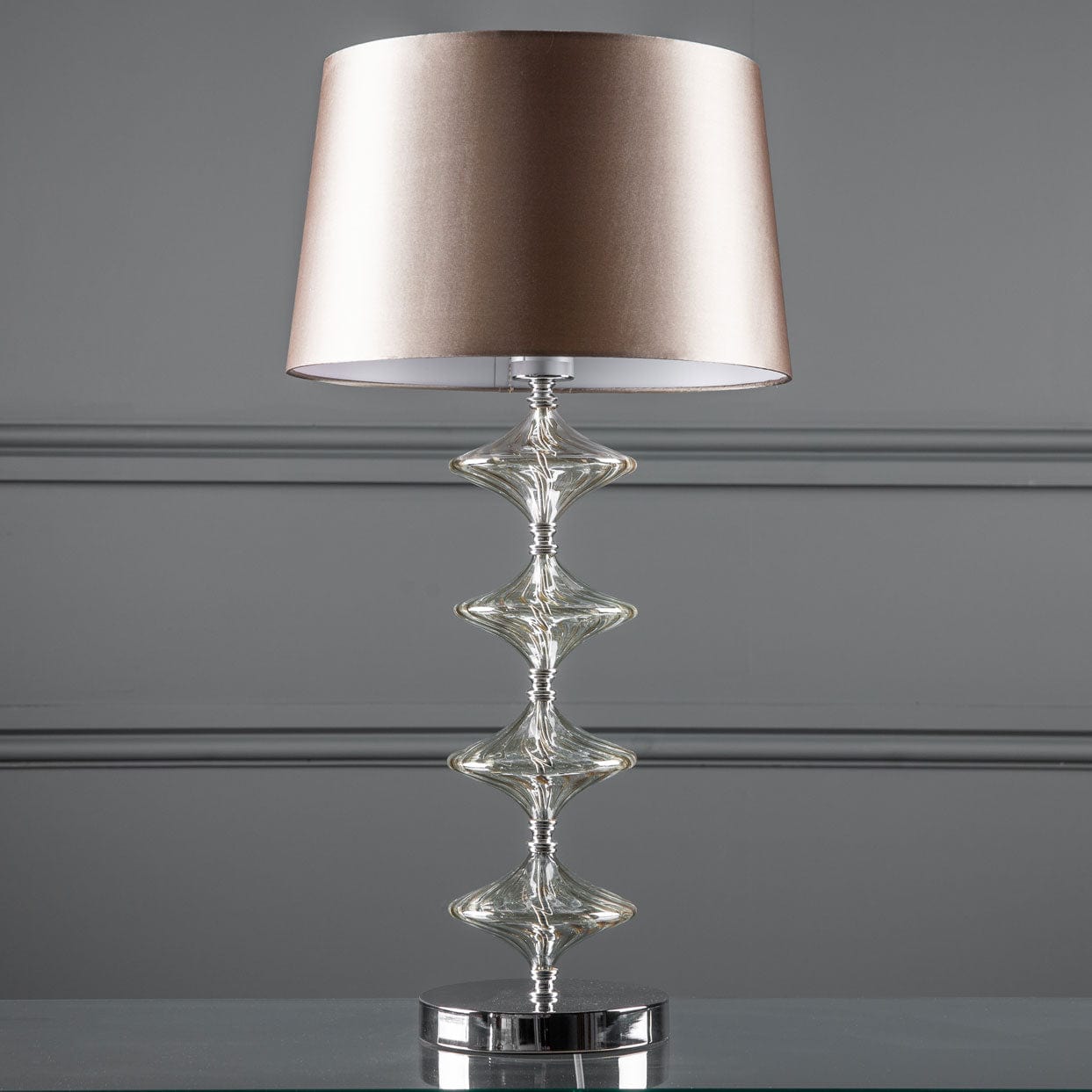 Lights  -  Pacific Lifestyle Gabby Metal And Lustre Glass Table Lamp  -  50113829