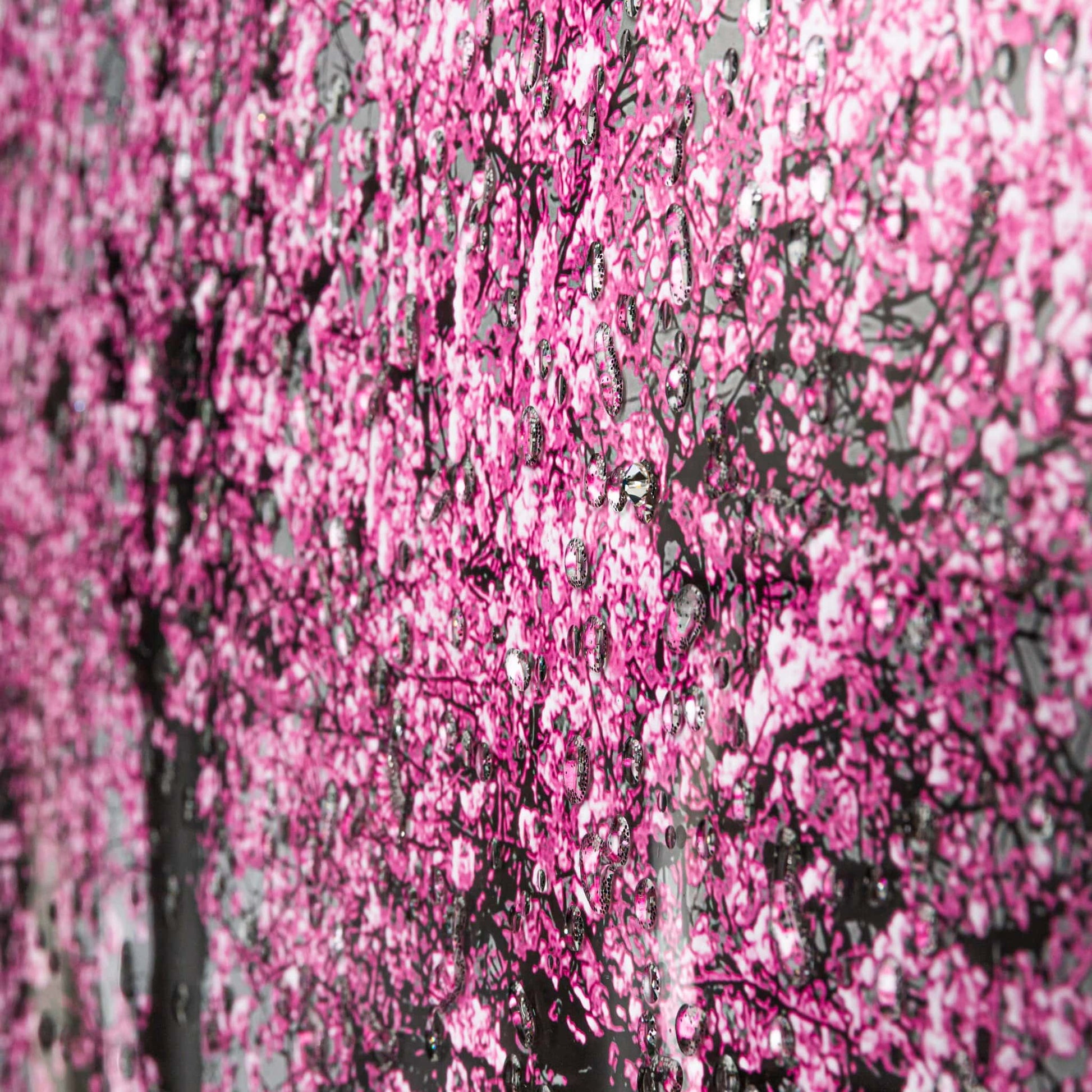 Pictures  -  Pink Cherry Tree Framed Picture 114Cm X 74Cm  -  50152122
