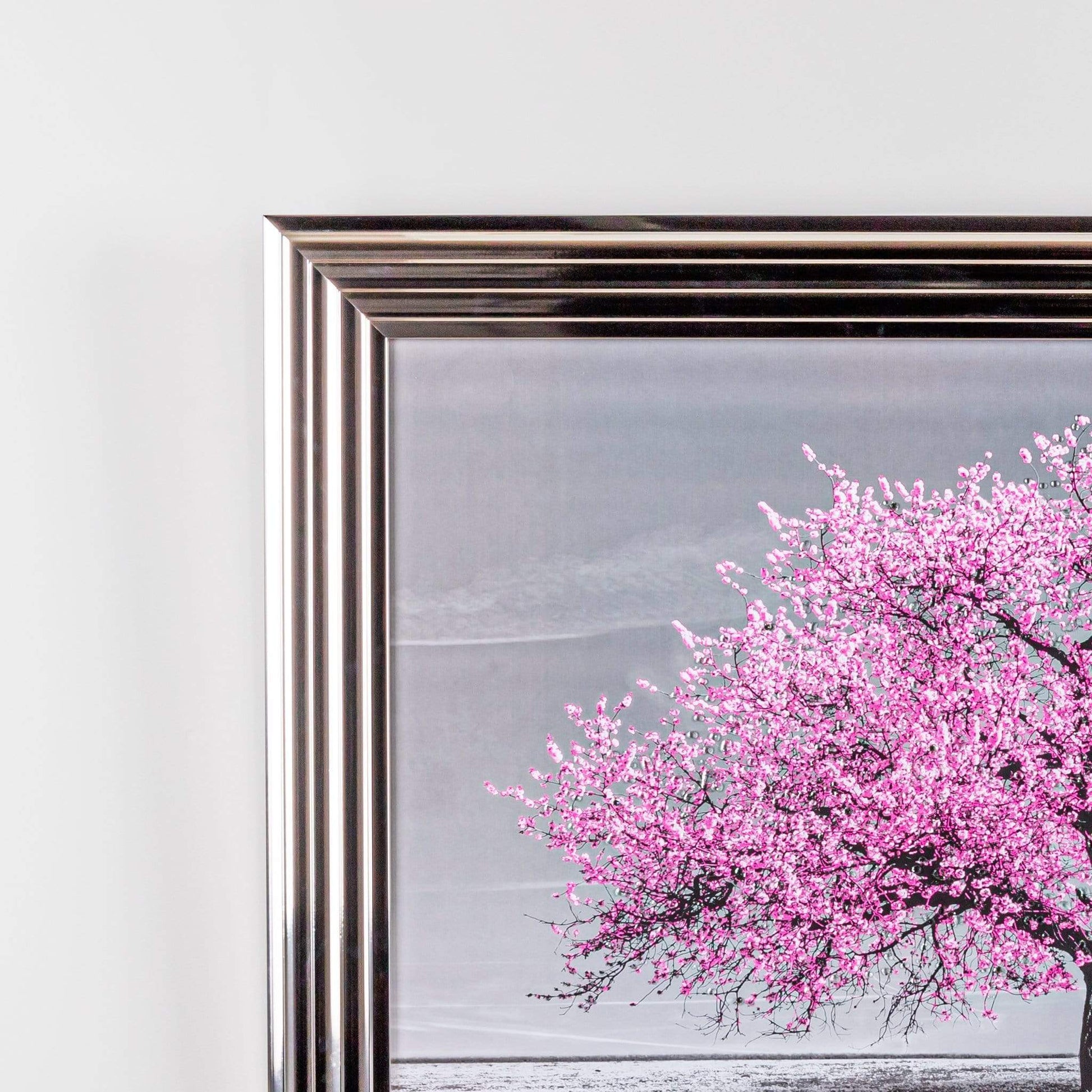 Pictures  -  Pink Cherry Tree Framed Picture 114Cm X 74Cm  -  50152122