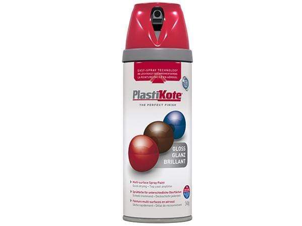Paint  -  Plastikote Twist And Spray Gloss Bright Red Paint  -  50090932