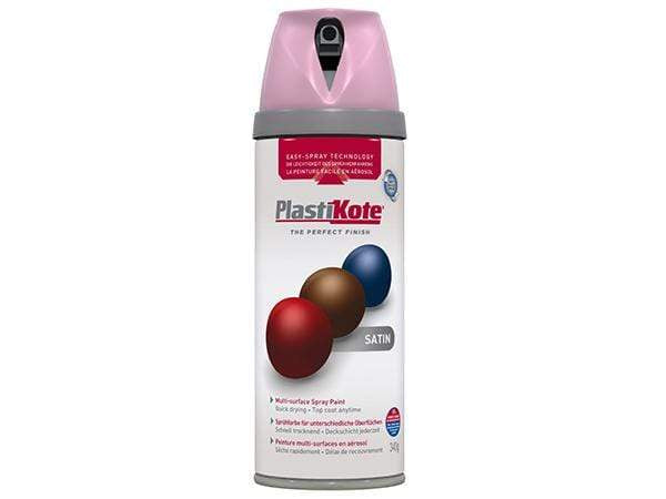 Paint  -  Plastikote Twist And Spray Satin Cameo Pink Paint  -  50090975