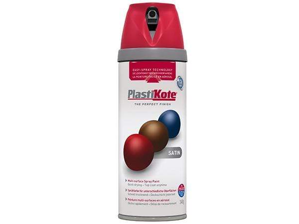 Paint  -  Plastikote Twist And Spray Satin Real Red Paint  -  50090972