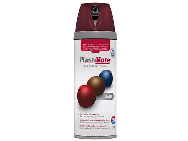 Paint  -  Plastikote Twist And Spray Satin Wine Red  -  50090970