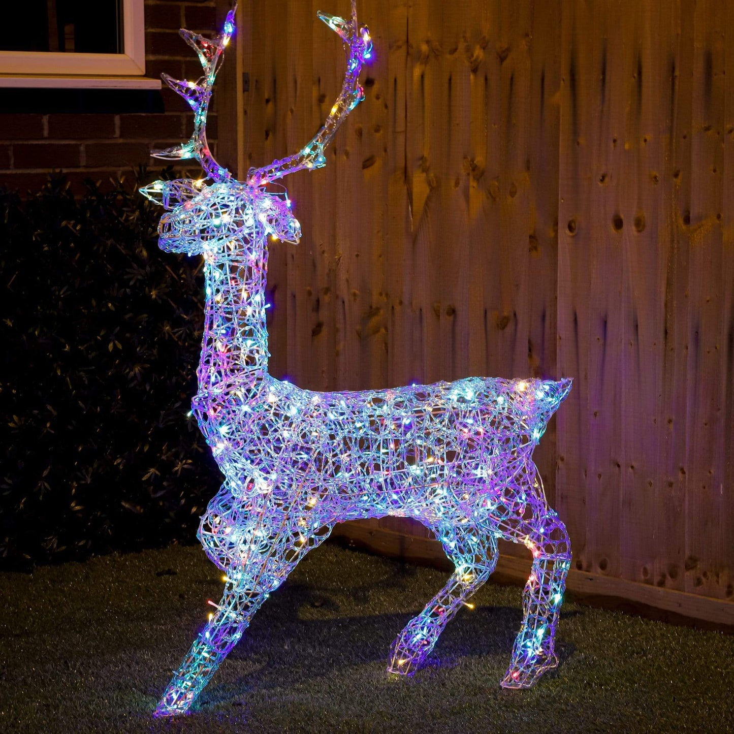 Christmas  -  LED Flashing Christmas Stag Display  -  50154182